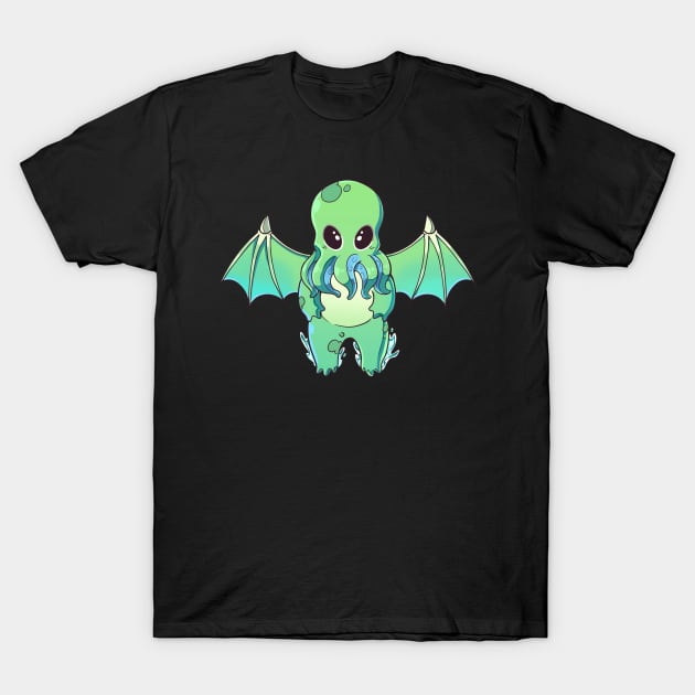 Cute Cthulhu T-Shirt by Necropolis by Night